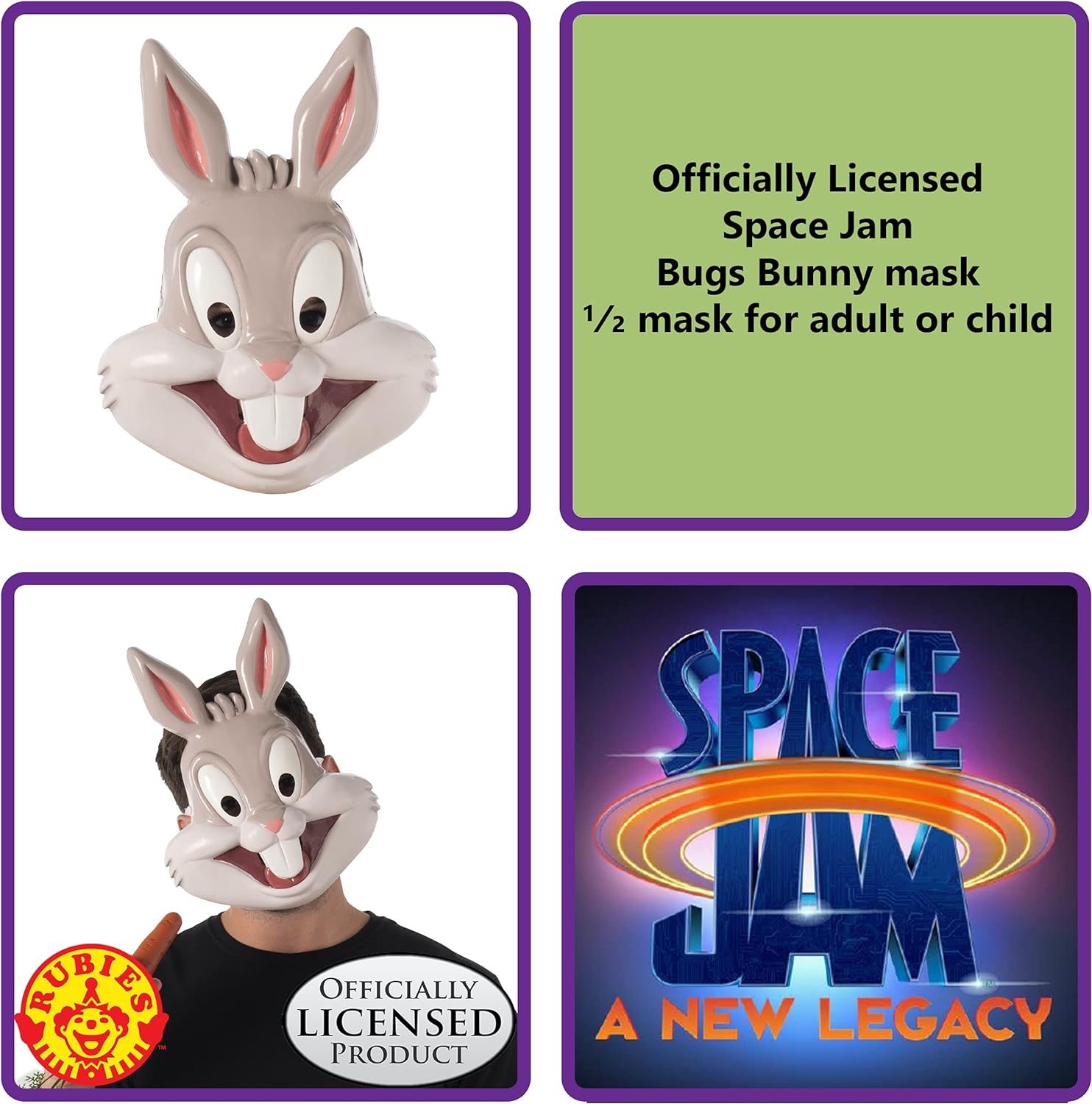 Rubies-Maschera Bugs Bunny (202592