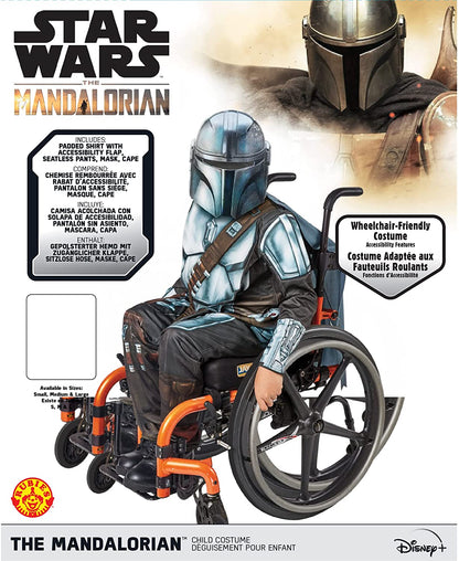 Rubies Official Star Wars The Mandalorian Adaptive Child Costume, Kids Fancy Dress Halloween