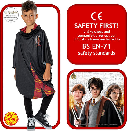 Rubies Official Harry Potter Gryffindor Child Poncho, Kids Fancy Dress