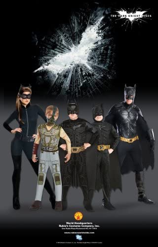 Rubies Official DC The Batman, Batman Deluxe Child Costume, Kids Superhero Fancy Dress