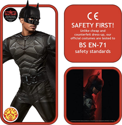 Rubie's Official DC The Batman, Batman Adult Costume, Adult Superhero Fancy Dress