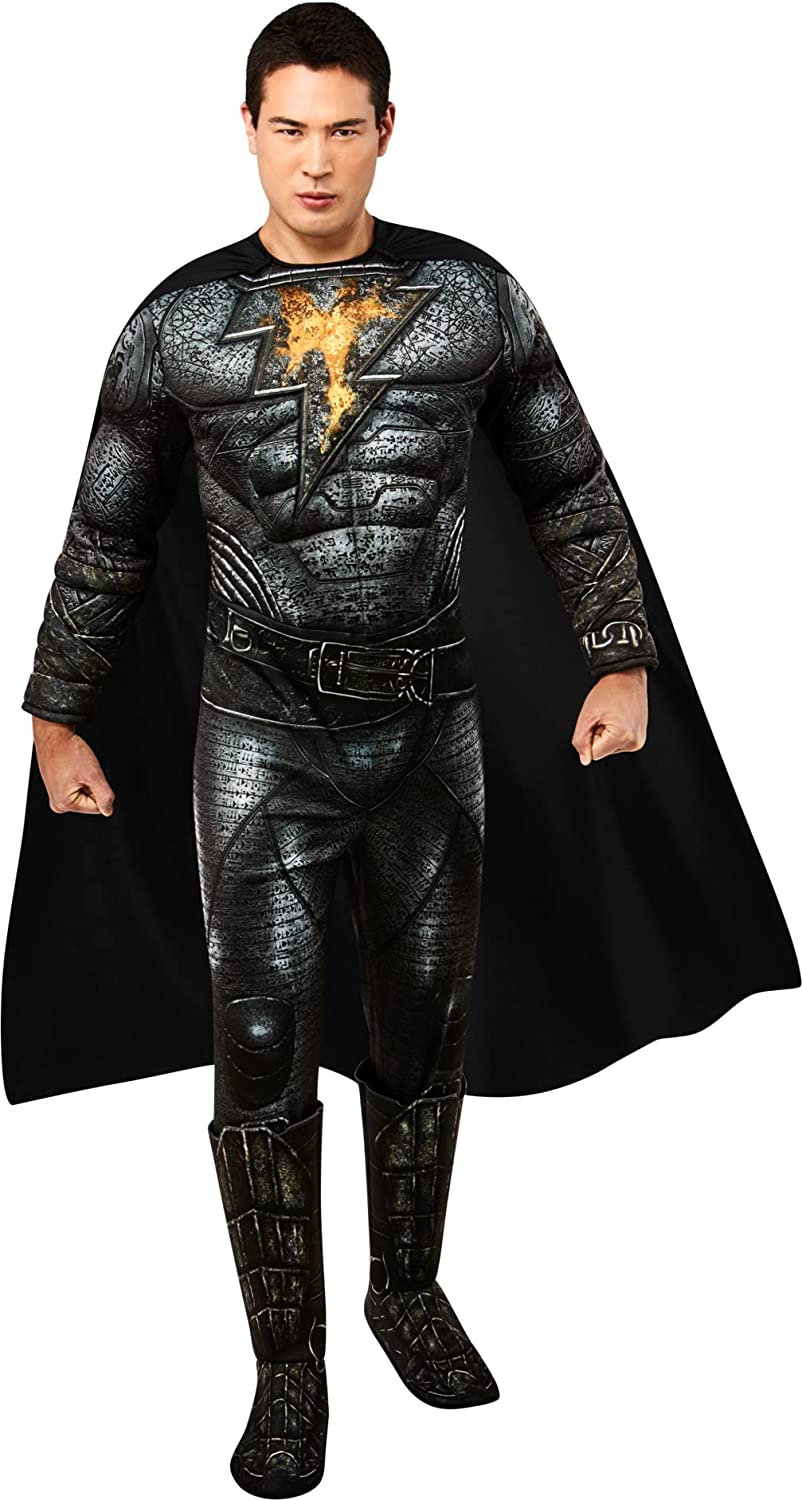 BKA - BLACK ADAM MEN`S DLX COS - FANCY DRESS COSTUME (SIZE: XL)