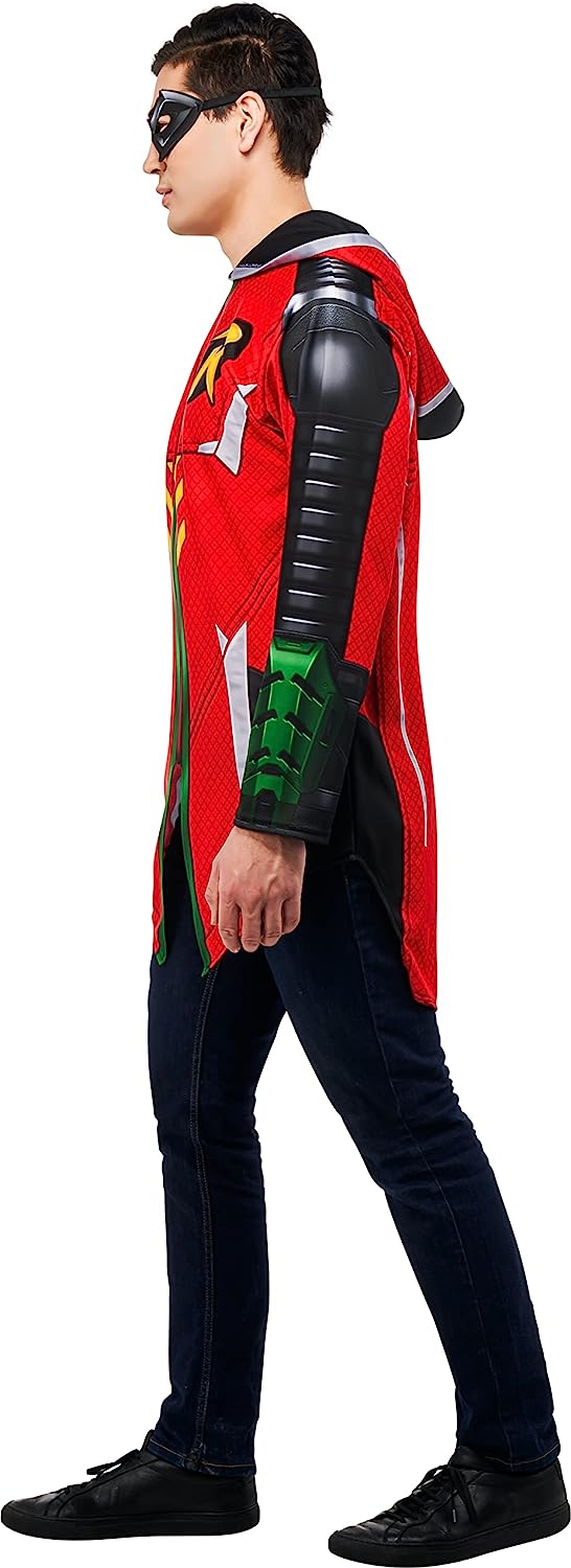 Rubie's Official DC Gotham Knights Robin Deluxe Men's Costume, Adult Super Hero Fancy Dress