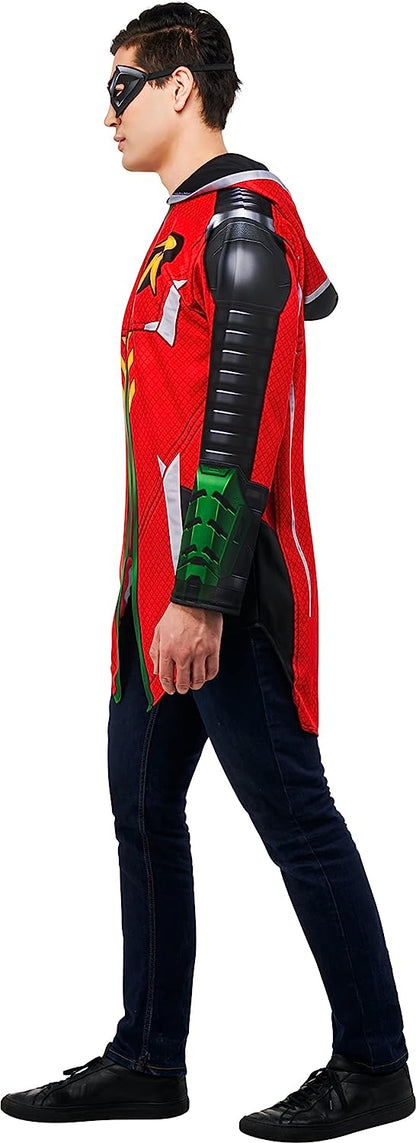 Rubie's Official DC Gotham Knights Robin Deluxe Men's Costume, Adult Super Hero Fancy Dress