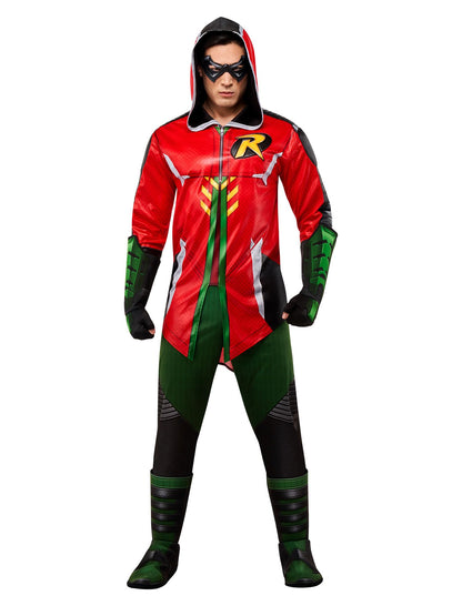 Rubie's Official DC Gotham Knights Robin Deluxe Men's Costume, Adult Super Hero Fancy Dress