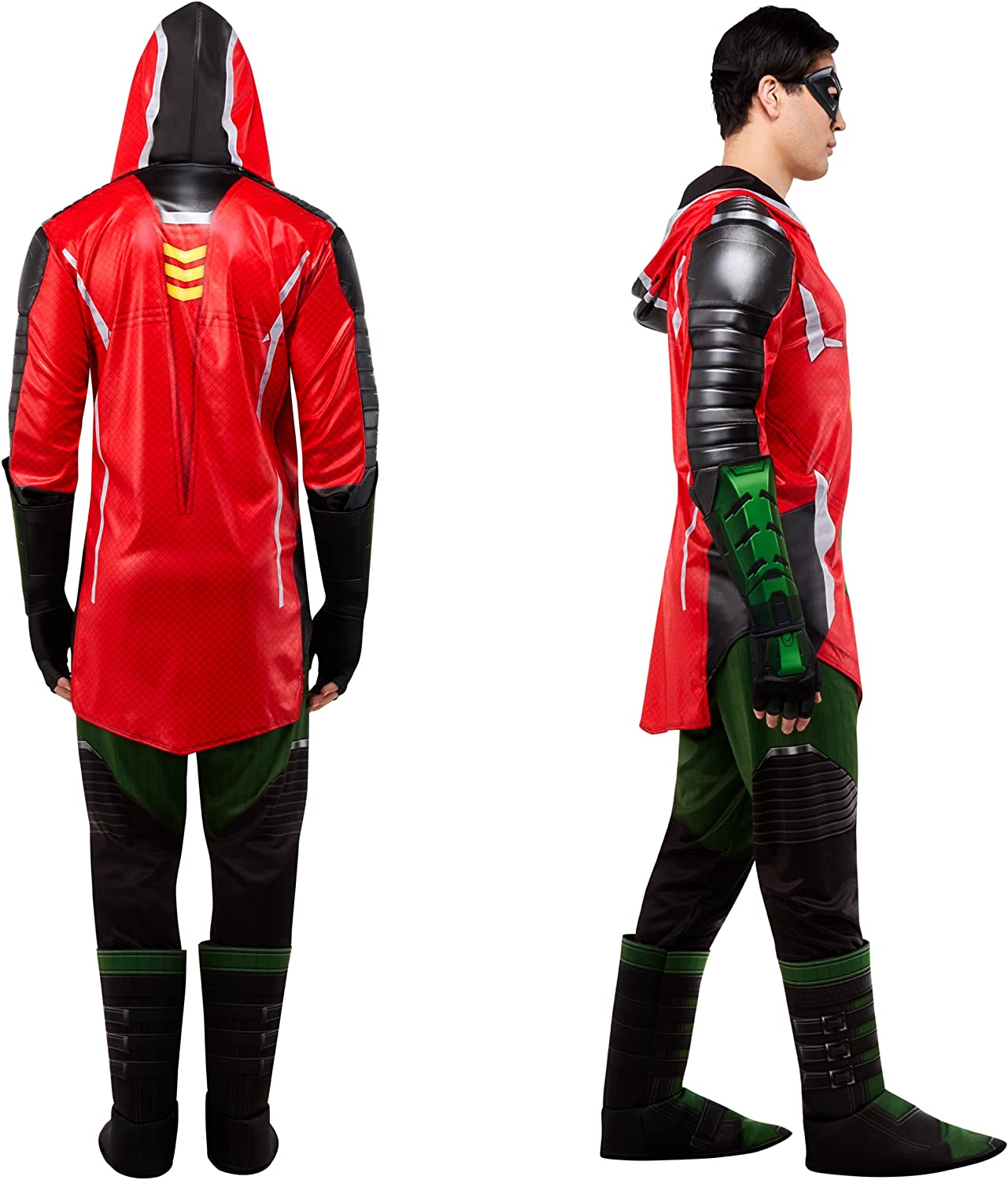 Rubie's Official DC Gotham Knights Robin Deluxe Men's Costume, Adult Super Hero Fancy Dress