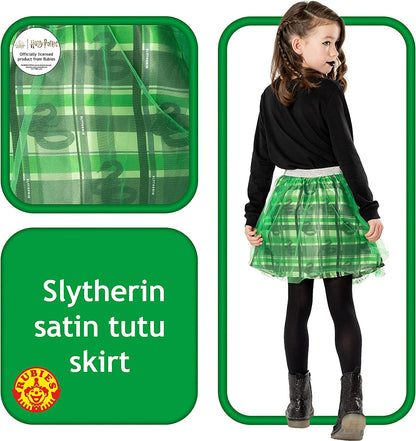 Rubie's - Tutù ufficiale Harry Potter Serpeverde per bambini, taglia unica, età 7-10 anni (3013169-10