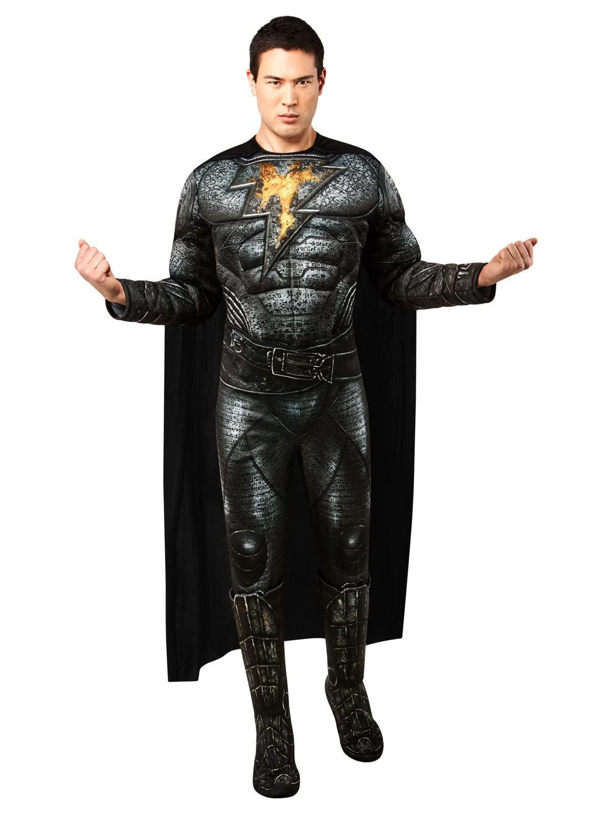 Rubie's Men's Dc Comics Black Adam Deluxe Costume Jumpsuit