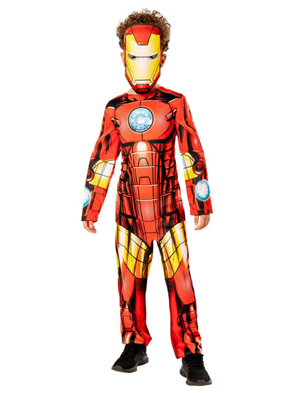Rubie's Official Marvel Avengers Iron Man Child Costume, Green Collection, Kids Superhero Fancy Dress Halloween