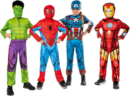 Rubie's Official Marvel Spider-Man Child Costume, Green Collection, Kids Superhero Fancy Dress