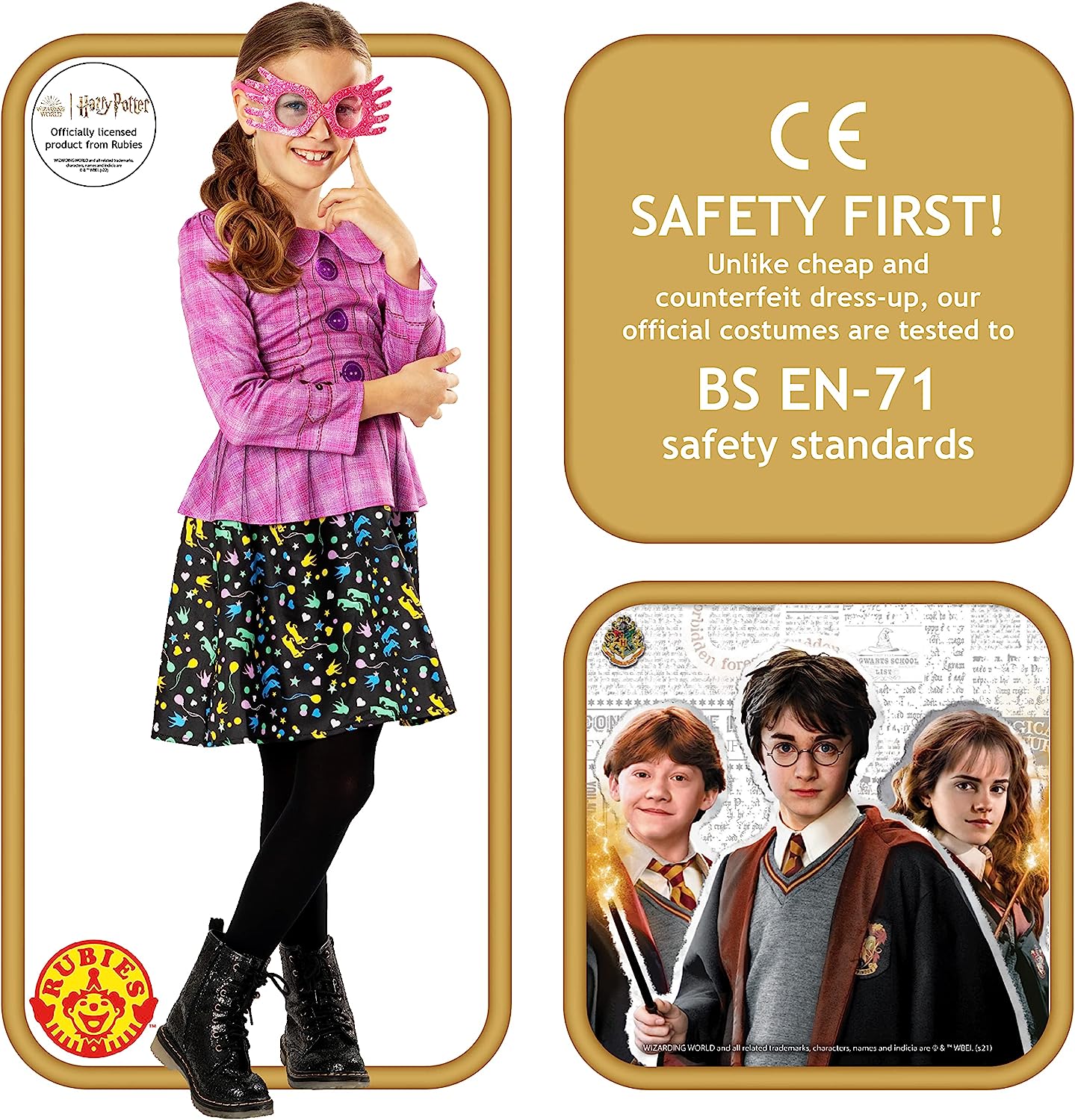 Rubies Official Harry Potter Luna Lovegood Child Costume, Book Day Kids Fancy Dress