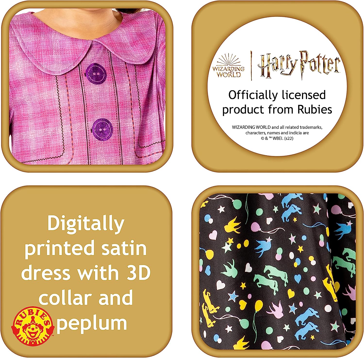Rubies Official Harry Potter Luna Lovegood Child Costume, Book Day Kids Fancy Dress