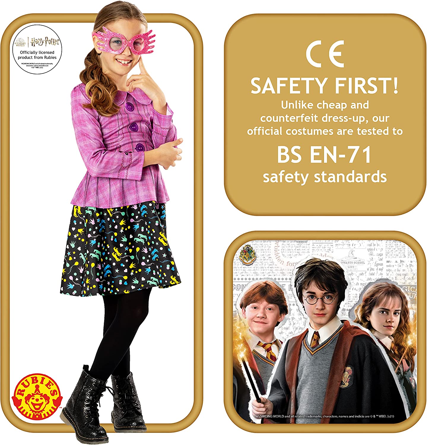 Rubie's Official Harry Potter Luna Lovegood Child Costume, Book Day Kids Fancy Dress
