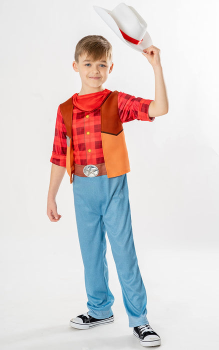 Rubie's Official Boat Rocker Dino Ranch Jon Toddler Costume, Kids Fancy Dress Halloween