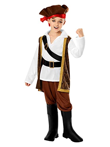 PIRATE - FANCY DRESS COSTUME (SIZE: 5-6)