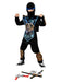 BLUE NINJA - FANCY DRESS COSTUME (SIZE: 3-4)