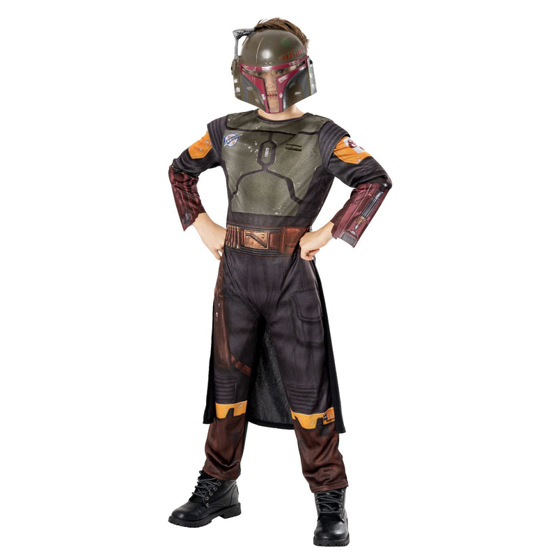 Rubie's Official Star Wars Book of Boba Fett - Boba Fett Classic Child Costume, Kids Fancy Dress Halloween