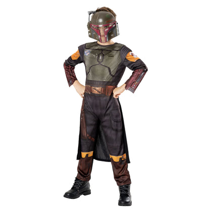 Rubie's Official Star Wars Book of Boba Fett - Boba Fett Classic Child Costume, Kids Fancy Dress Halloween