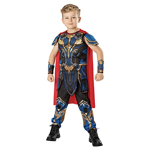 Rubies Official Marvel Thor: Love and Thunder Thor Deluxe Child Costume, Kids Fancy Dress