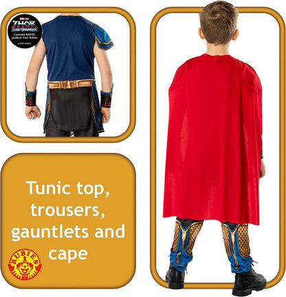 Rubies Official Marvel Thor: Love and Thunder Thor Deluxe Child Costume, Kids Fancy Dress 9-10 Years Multicolour