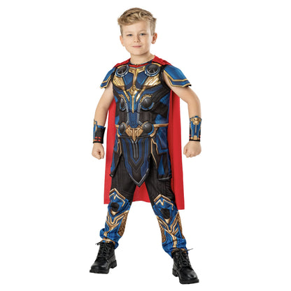 Rubies Official Marvel Thor: Love and Thunder Thor Deluxe Child Costume, Kids Fancy Dress 9-10 Years Multicolour