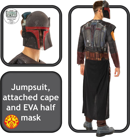 Rubies Official Star Wars Book of Boba Fett - Boba Fett Costume, Adult Fancy Dress