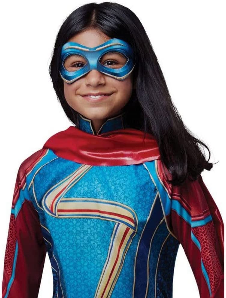 Rubies Official Marvel Studios Ms Marvel Child Costume, Kids Superhero Fancy Dress Halloween Halloween