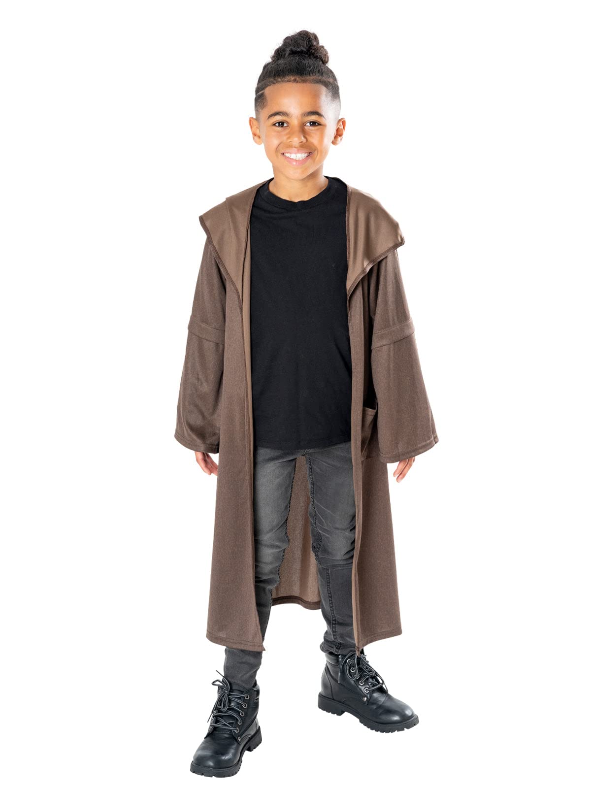 Rubies Disney Star Wars OBI-Wan Kenobi 3014747-8 Déguisement à capuche pour enfant garçon et fille Marron Taille unique 7-10 ans (120-140 cm