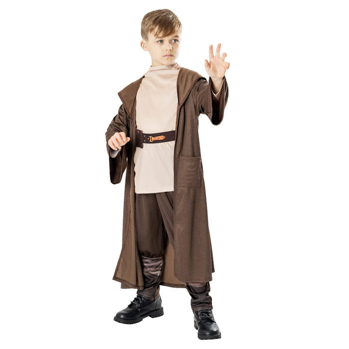 Rubies Official Star Wars Obi Wan Kenobi Series - Obi Wan Kenobi Deluxe Child Costume, Kids Fancy Dress
