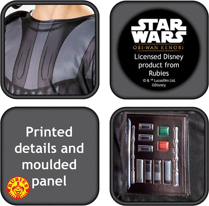 Rubies Official Star Wars Obi Wan Kenobi Series - Darth Vader Classic Deluxe Costume, Kids Fancy Dress