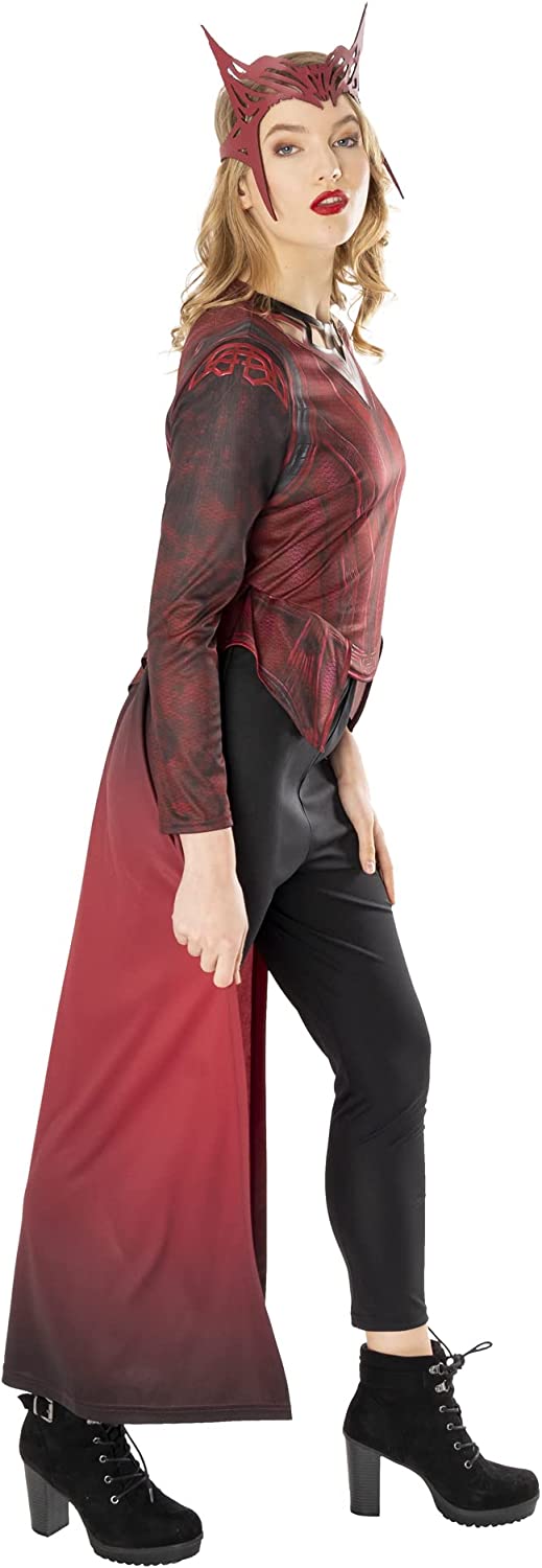 Rubies Official Marvel Dr Strange in the Multiverse of Madness Scarlett Witch Deluxe Ladies Costume, Adult Fancy Dress