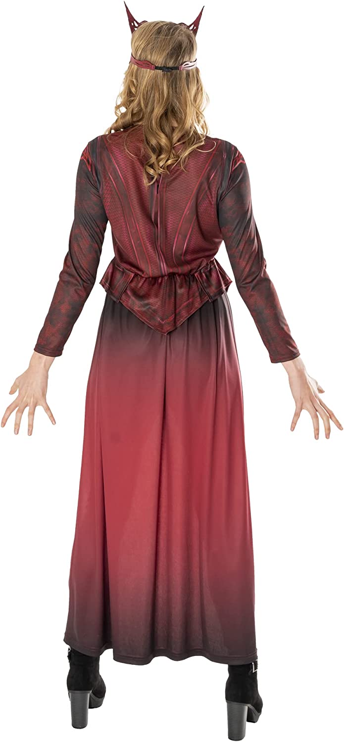 Rubies Official Marvel Dr Strange in the Multiverse of Madness Scarlett Witch Deluxe Ladies Costume, Adult Fancy Dress