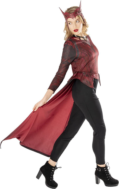 Rubies Official Marvel Dr Strange in the Multiverse of Madness Scarlett Witch Deluxe Ladies Costume, Adult Fancy Dress