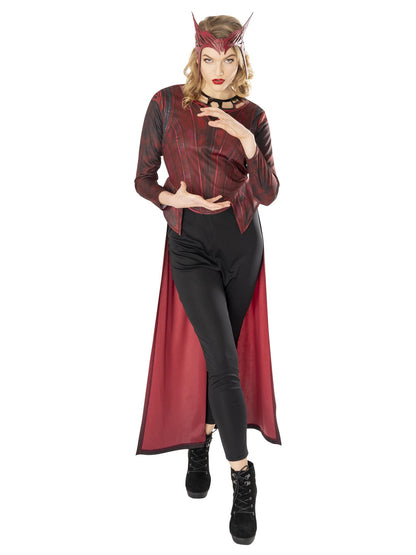 Rubies Official Marvel Dr Strange in the Multiverse of Madness Scarlett Witch Deluxe Ladies Costume, Adult Fancy Dress