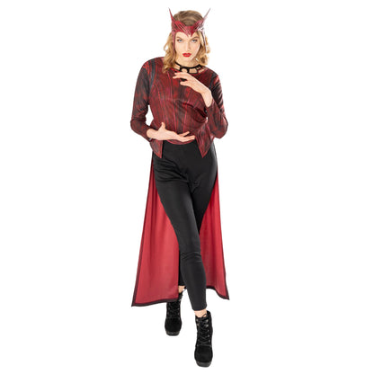 Rubies Official Marvel Dr Strange in the Multiverse of Madness Scarlett Witch Deluxe Ladies Costume, Adult Fancy Dress