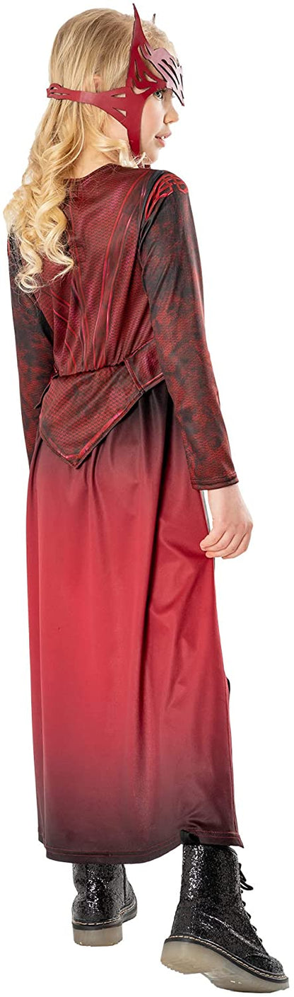 Rubies Official Marvel Dr Strange in the Multiverse of Madness Scarlett Witch Deluxe Child Costume
