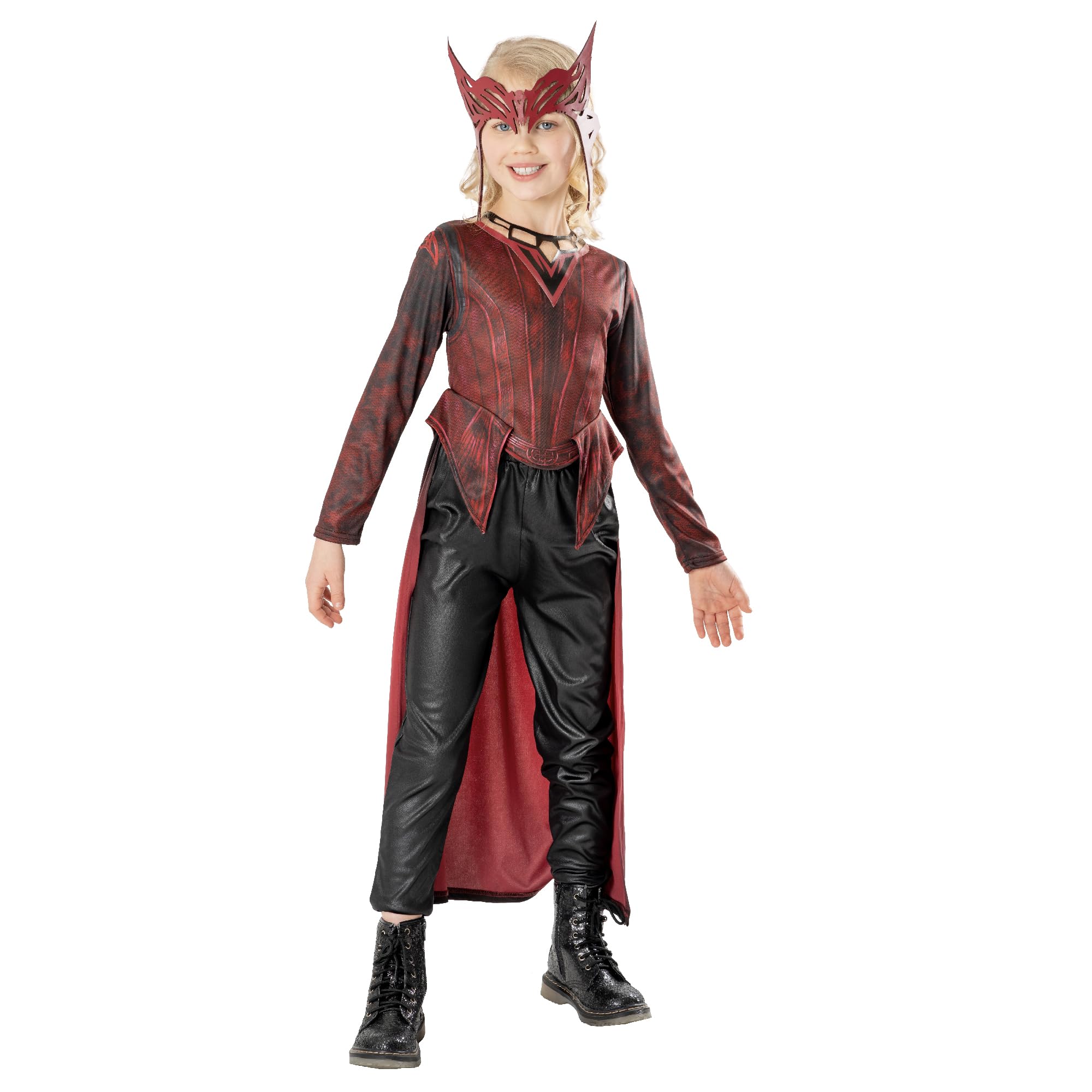 Rubies Official Marvel Dr Strange in the Multiverse of Madness Scarlett Witch Deluxe Child Costume