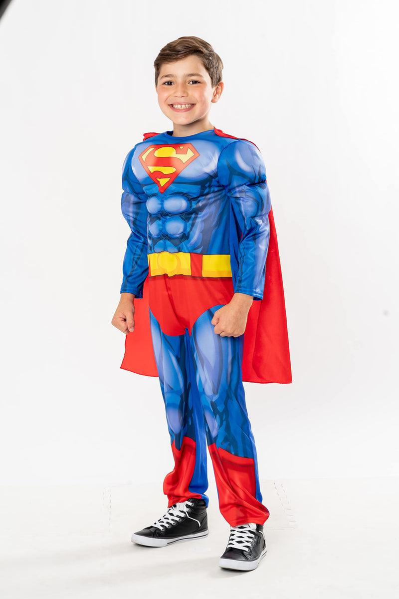 Rubie's Official DC Superman Child Costume, Kids Superhero Fancy Dress