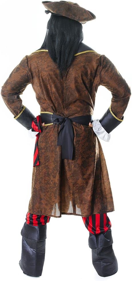 Bristol Novelty AC933 Kapitän John Longfellow Kostüm (Medium