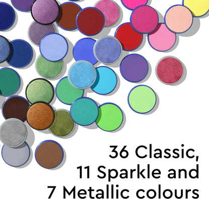 Snazaroo Classic Face and Body Paint for Kids and Adults, White Colour, Water Based, Easily Washable, Non-Toxic, Makeup, Body Painting for Parties, for Ages 3+
