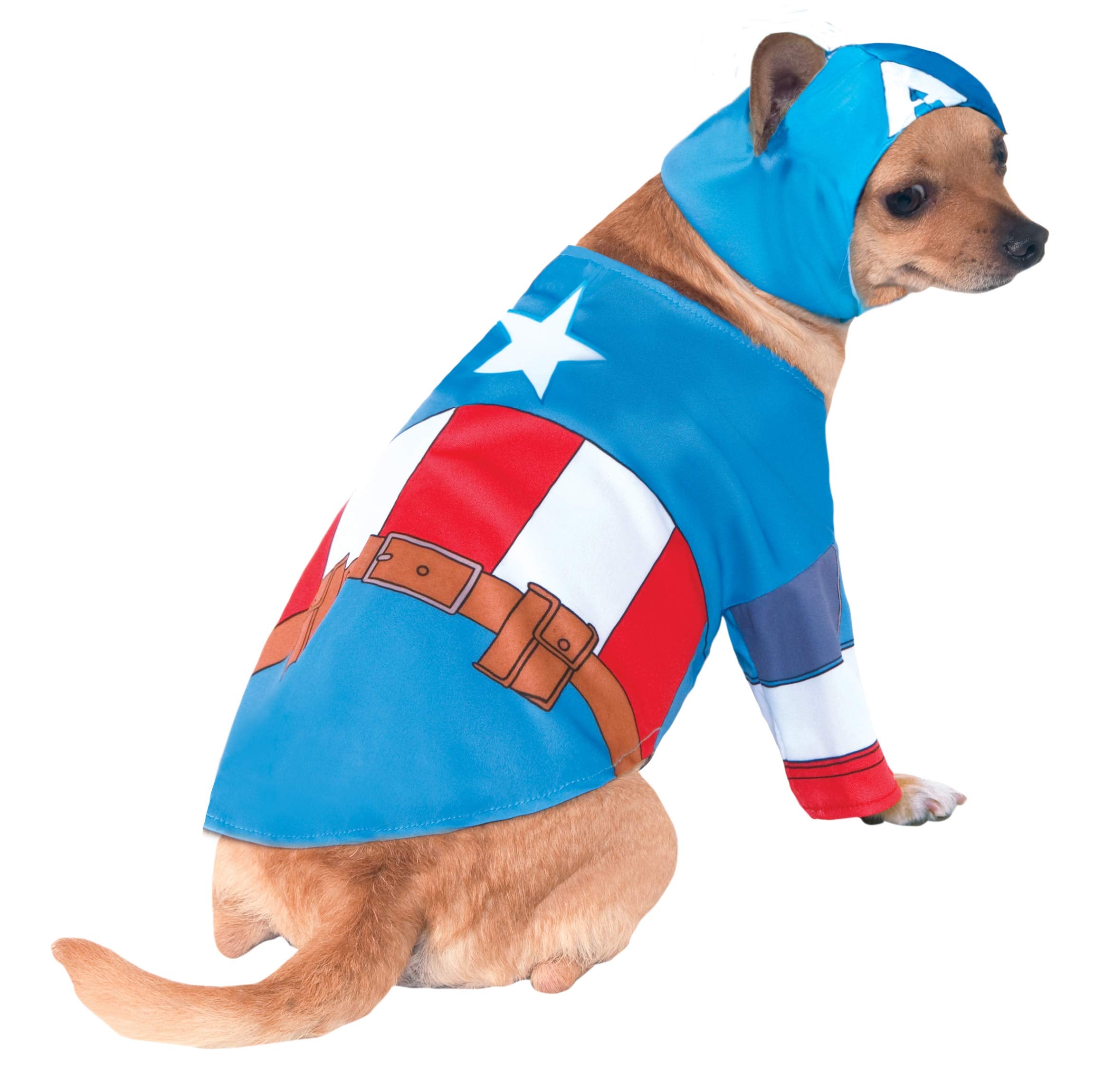 Rubie's 580070S Official Captain America Pet Dog Costume, Small