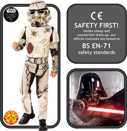 Rubies Official Disney Star Wars Death Trooper, Kids Storm Trooper Zombie Halloween Costume Halloween Halloween