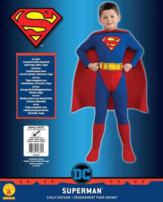 Rubie's Official Superman Child Costume, Kids Fancy Dress 3-4 Years