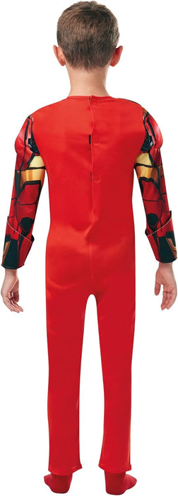 Rubies 640830L Marvel Avengers Iron Man Deluxe Child Costume, Boys, 7-8 Years, Red Halloween