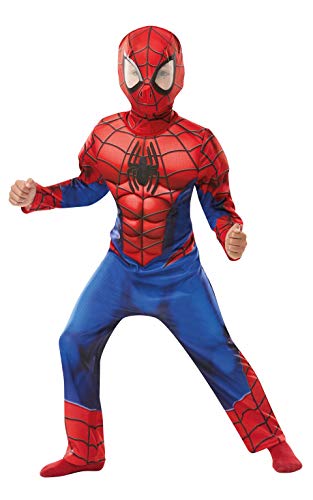 Rubie's Official Marvel Spider-Man Deluxe Childs Costume, Kids Superhero Fancy Dress