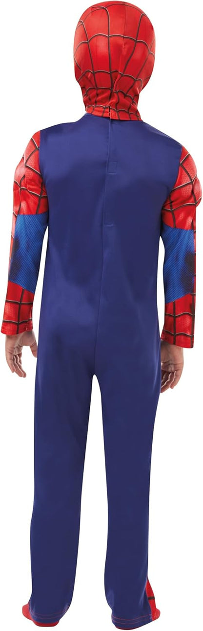 Rubie's Official Marvel Spider-Man Deluxe Childs Costume, Kids Superhero Fancy Dress