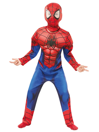 Rubie's Official Marvel Spider-Man Deluxe Childs Costume, Kids Superhero Fancy Dress
