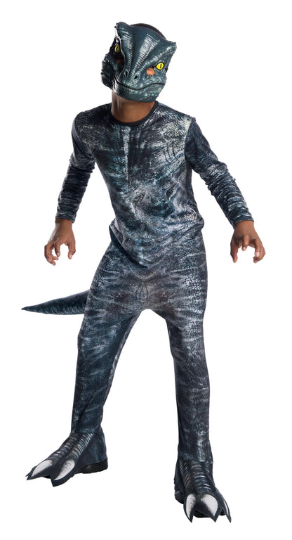 Rubie's Official Jurassic World: Fallen Kingdom Velociraptor 'Blue' Dinosaur Costume, Kids Fancy Dress