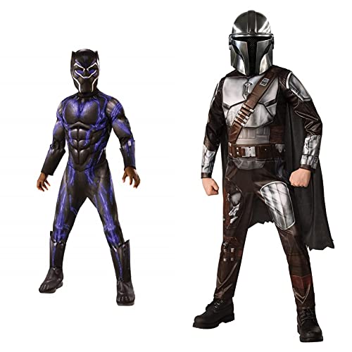Rubie's Official Avengers Black Panther Battle Suit, Deluxe Child Costume