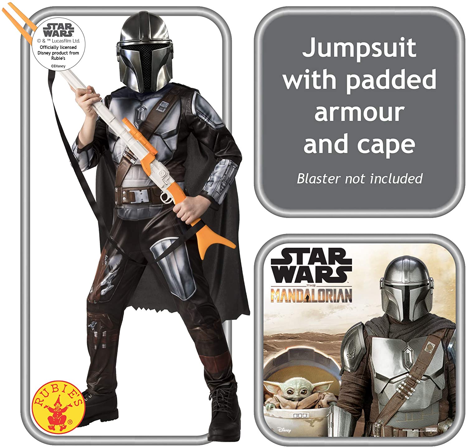 Rubie's Official Avengers Black Panther Battle Suit, Deluxe Child Costume